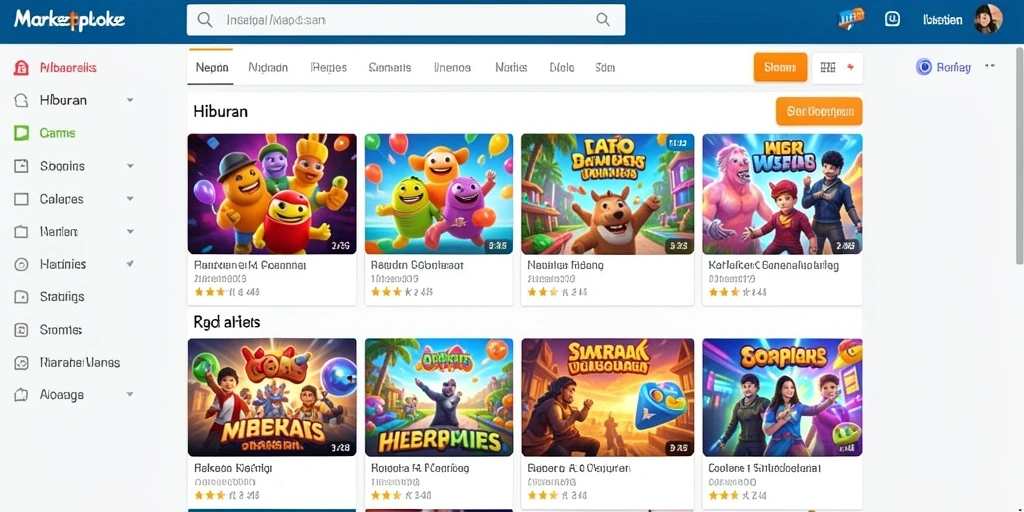 Tampilan antarmuka aplikasi yang menarik dan user-friendly.