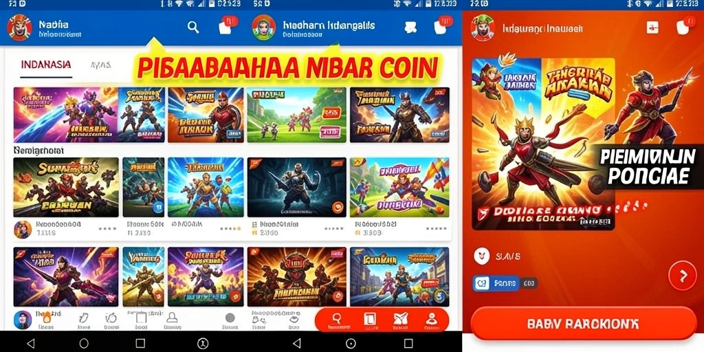 Tampilan antarmuka aplikasi yang menarik dan user-friendly.