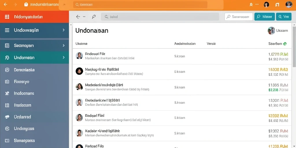 Tampilan antarmuka yang menarik dan mudah dinavigasi.