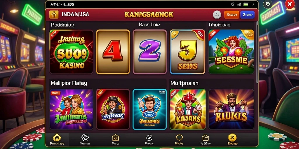 Screenshot pertama menunjukkan tampilan awal yang menarik dan user-friendly.