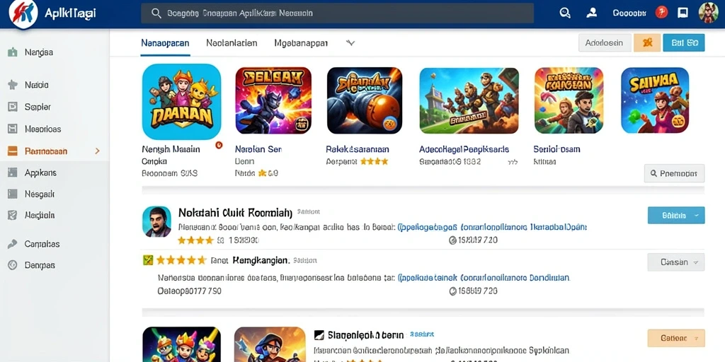 Screenshot menunjukkan tampilan antarmuka yang menarik dan mudah digunakan.